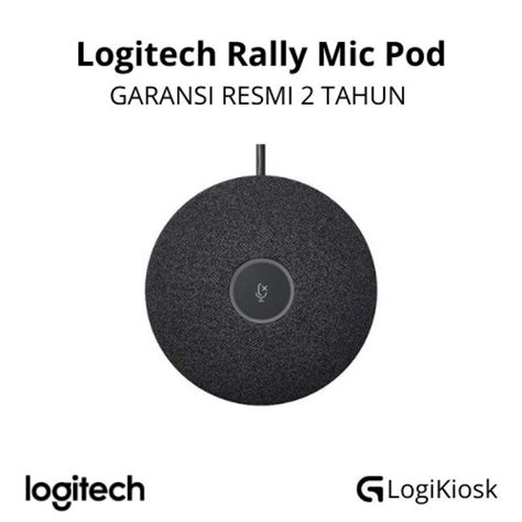 Promo Logitech Rally Mic Pod Hub Microphone Rally Garansi Resmi