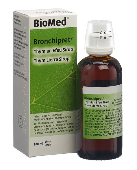 Bronchipret Thymian Efeu Sirup Fl Ml Apotheke Gr Nichen