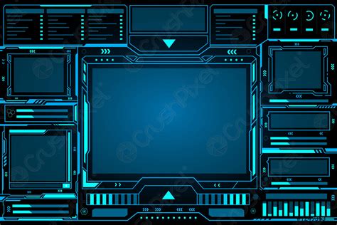 Abstract Technology Futuristic Interface Hud Stock Vector