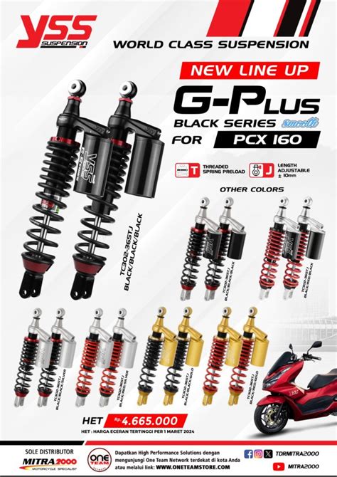 Yss Twin Shock G Plus Smooth Gold Edition Tc Tj For Pcx