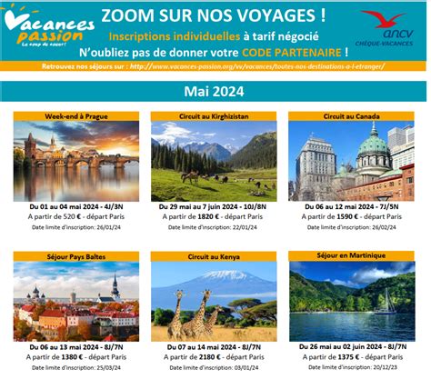 GIR Vacances Passion Voyages 2024 CODE Partenaire SRIAS131 SRIAS