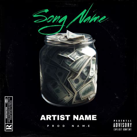 Money Album Cover Template Postermywall