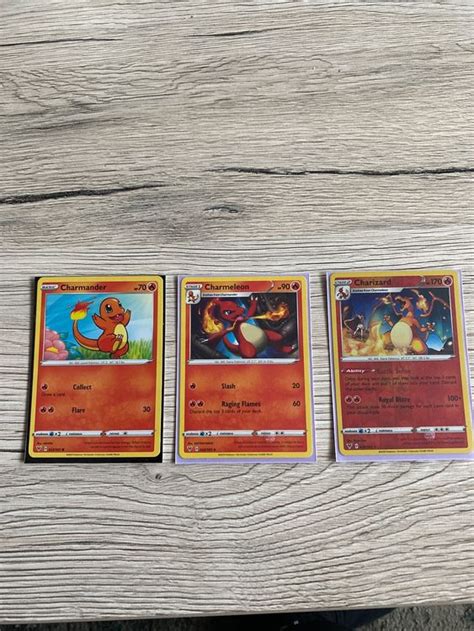 Charmander Charmeleon Charizard Reverse Holo Vivid Voltage Acheter