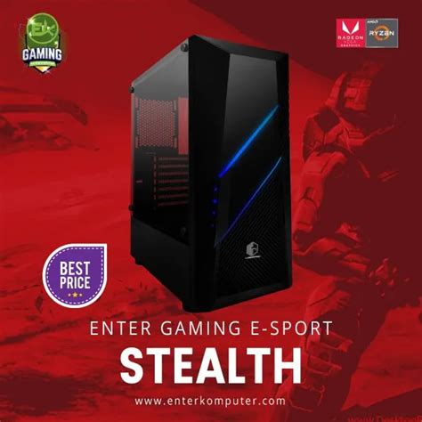 Pc Rakitan Enterkomputer Gaming E Sports Stealth Lazada Indonesia