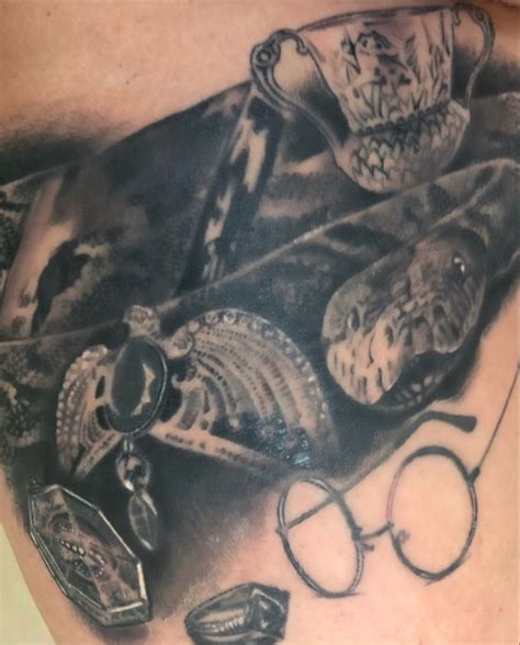 Harry Potter Horcrux Tattoo Tattoos Horcrux Tattoo Skull Tattoo