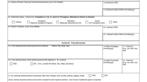 Va Form 10 3542 Fill Out Printable PDF Forms Online