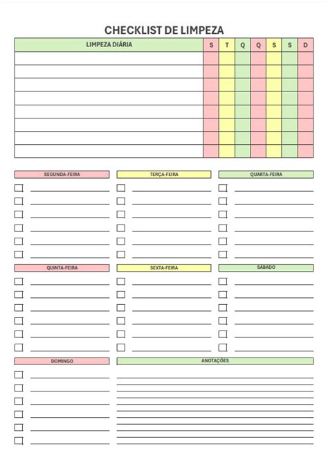 Modelos de Checklist 12 Opções para Baixar Grátis Excel Easy