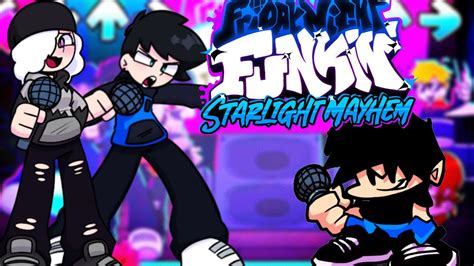 Probando El Mod De Friday Night Funkin Vs Cj Starlight Mayhem Youtube