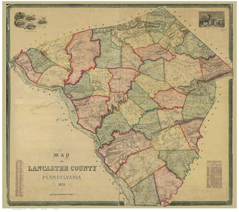 Printable Map Of Lancaster County Pa