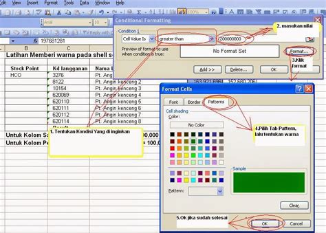 Cara Memberi Warna Otomatis Pada Excel Ide Perpaduan Warna