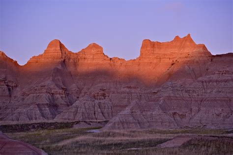 Premium Photo Badlands Sunset Scenery