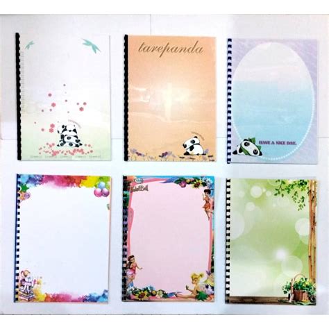 Ready Stock 30 Sheet Buku Skrap Folio Set Scrap Book Folio