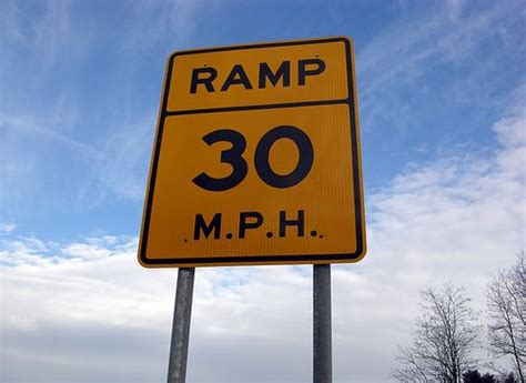 30 Mph Ramp Sign