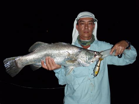JONES'S TACKLE: Barra fishing near Brisbane