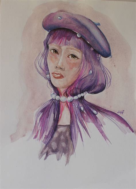 Purple Woman By Herbiegulsum On Deviantart