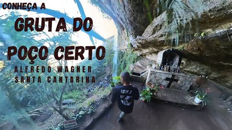 Conheça a Gruta do Poço Certo em Alfredo Wagner Uma das grutas mais