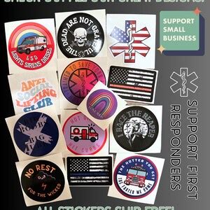 Trained To Save Your Ass Not Kiss It Funny EMS Sticker Etsy