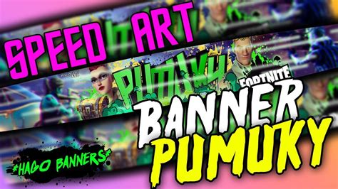 SPEED ART BANNER Pumuky HAGO BANNERS GRATIS YouTube