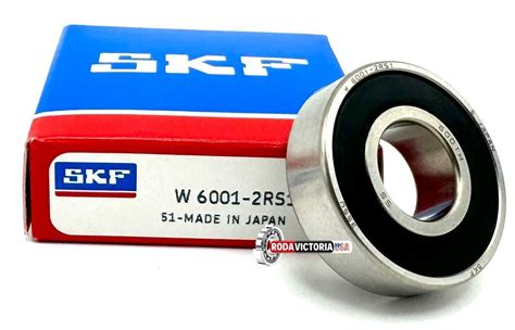 skf  rs ball bearing rubber sealed stainless steel xx mm