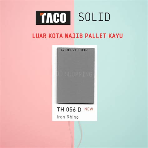 Jual New Hpl Taco Matte Th Db Th D Shopee Indonesia