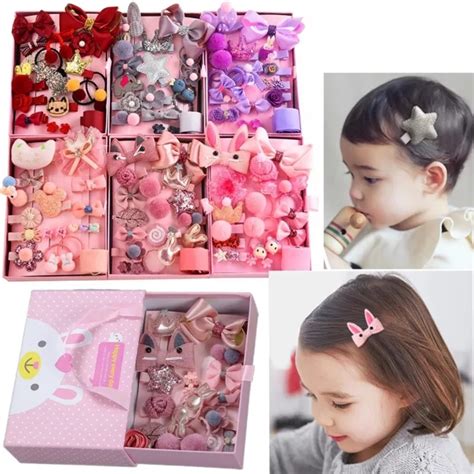 18pcsset Childrens Hair Clip Girls Headwear Cute Baby Hair