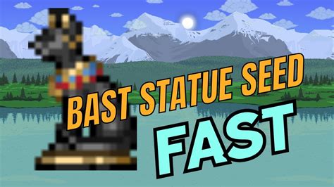 Bast Statue Terraria 1 4 4 9 Fast Seed Youtube