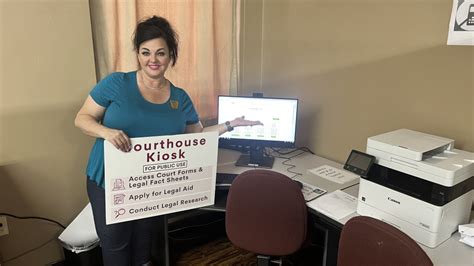 Press Release Courthouse Kiosk Will Help Court Users In Union County