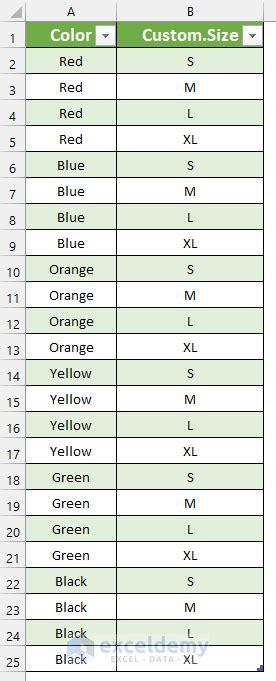 How To Create Cross Join In Excel Simple Ways Exceldemy