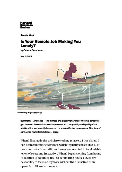Is Your Remote Job Making You Lonely - Remote Work Is Your Remote Job