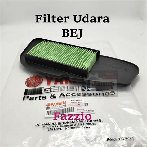 Filter Udara BEJ YAMAHA FAZZIO SARINGAN UDARA KUALITAS ORIGINAL PRESISI