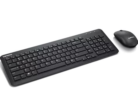 Lenovo 300 Wireless Combo Keyboard And Mouse Us English Gx31c95738 Lenovo Us