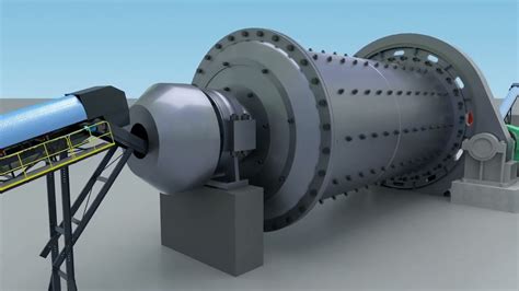 Rodball Mill In Sand Production Plant 3d Animation Working Principle