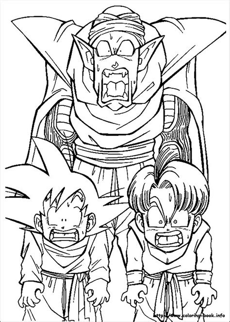 Dibujos Para Colorear Para Niños De Dragon Ball Z Dibujos De Dragon Ball Z Para Colorear Para