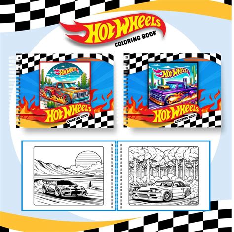 Arquivo Digital Livro De Colorir Hot Wheels Elo