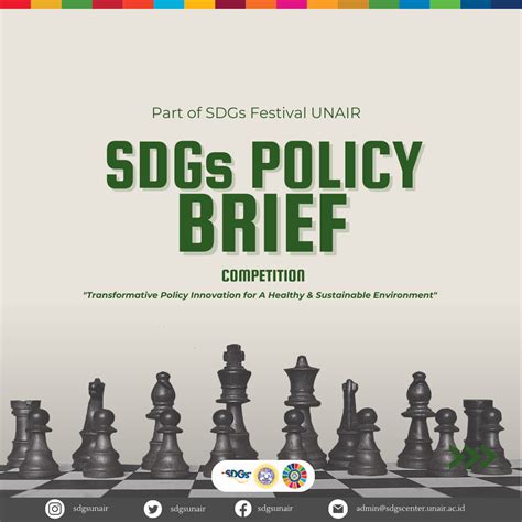 Sdgs Center Unair Menggelar Sosialisasi Sdgs Policy Brief Competition