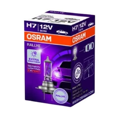 Osram H7 PX26D 62261 RL Rallye Car Headlight Halogen Bulb Natural