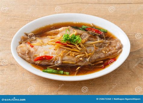Steamed Fish With Soy Sauce Stock Photo Image Of Asian Healthy