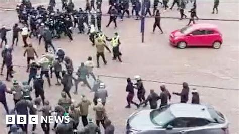 Cup Final Mass Brawl Outside Hampden Ahead Of Kick Off