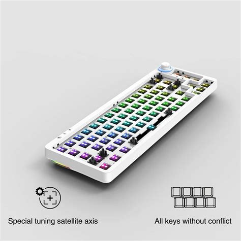 Gamakay Lk Mechanical Keyboard Customized Kit Hot Swappable Wired