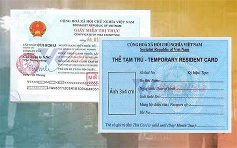 Getting Temporary Resident Card In Vietnam