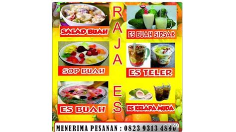 Daftar Harga Menu Delivery Raja Es Mappanyukki Makassar Terbaru 2024