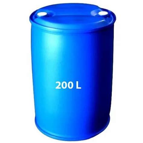 Blue 200 Liter Empty Storage Plastic Barrel For Industrial Capacity