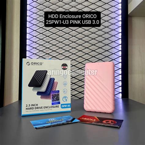 ARINGO HDD Enclosure ORICO 25PW1 U3 PINK USB 3 0