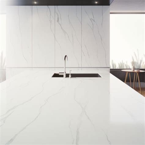 Plan De Travail Quartzite Blanc Calacatta Trevi Mpc