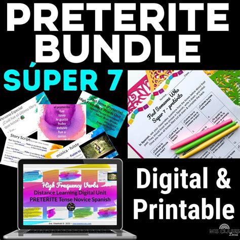Spanish Preterite Units And Worksheets Mis Clases Locas