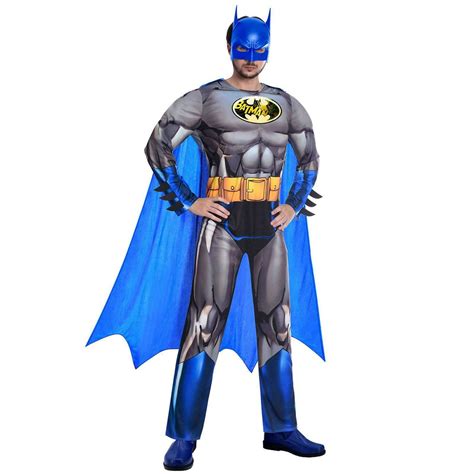 Men's Official Batman Brave & Bold Fancy Dress Costume