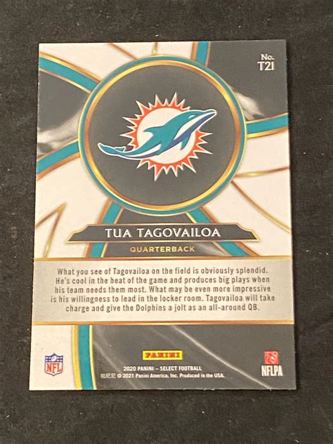 Lot Select Turbocharged Tua Tagovailoa Rookie