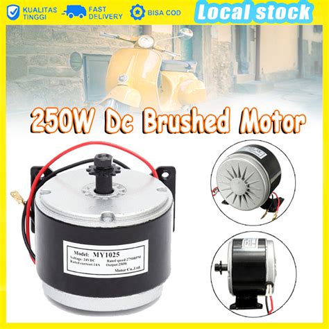 Dinamo Motor For Electric Bike Dc Motor Brushed MY1025 250W 19 2A 24V