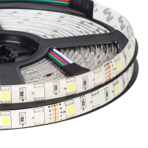 Led Strip Rgb Rgbw Rgbww Dc V Leds M M Lot Led Flexible