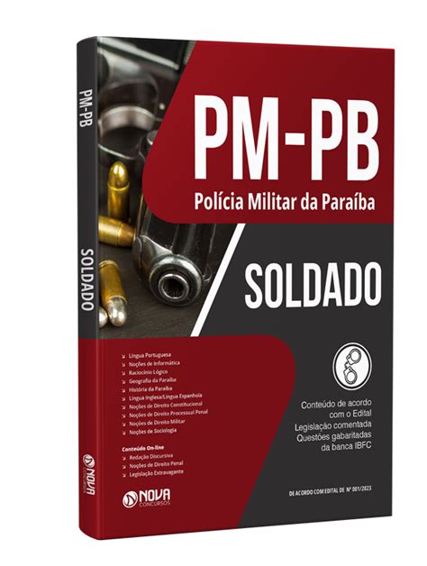 Apostila PM PB 2023 Soldado